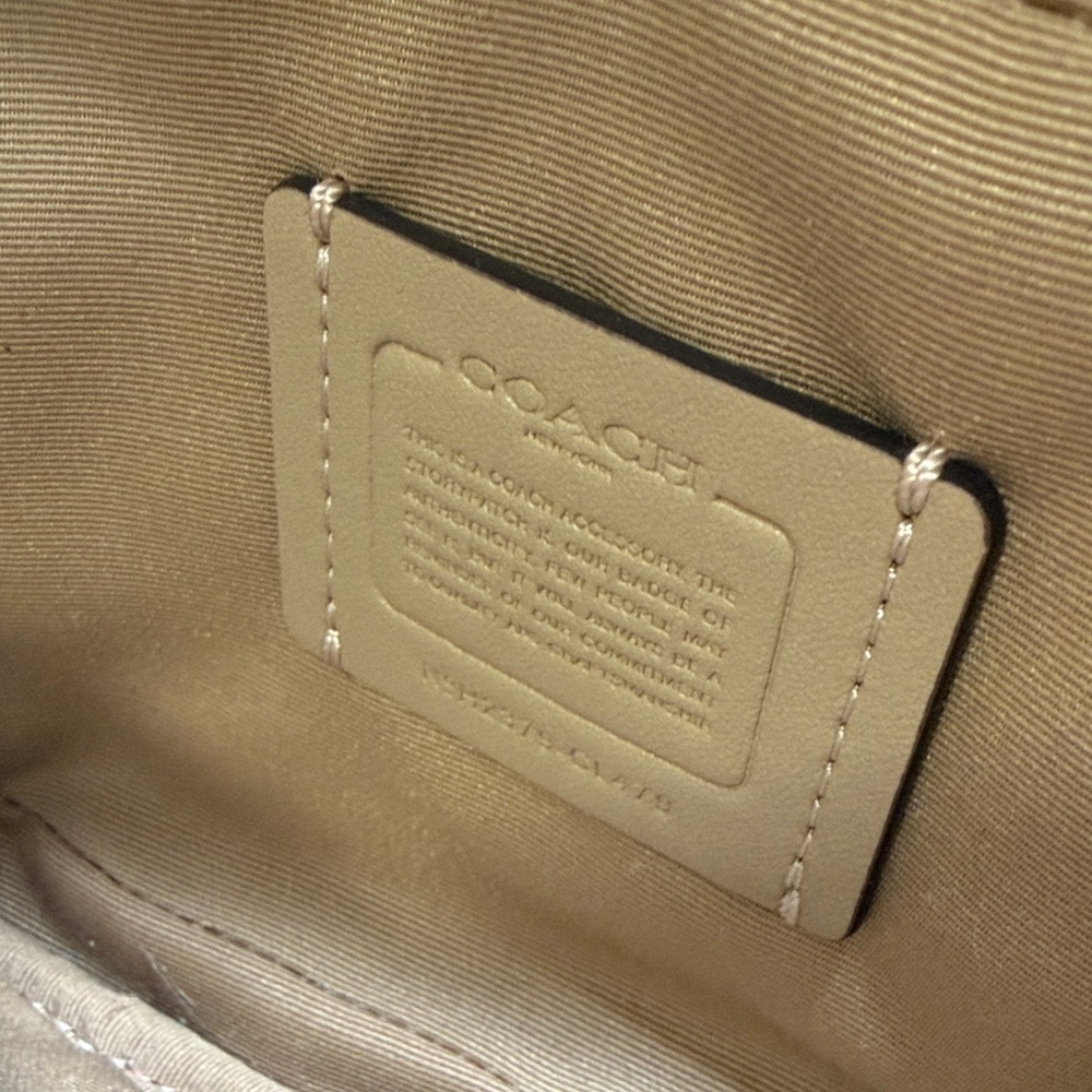 Coach Ivory Belt Bag with Gold Accents - Picture 2 of 9